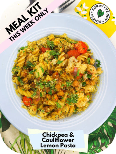 Chickpea & Cauliflower Lemon Pasta