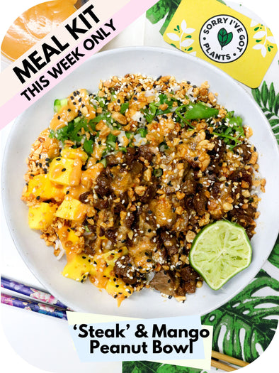 'Steak' & Mango Peanut Bowl