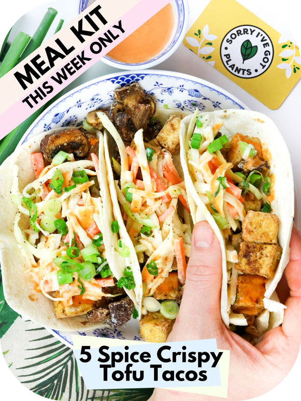 5 Spice Crispy Tofu Tacos