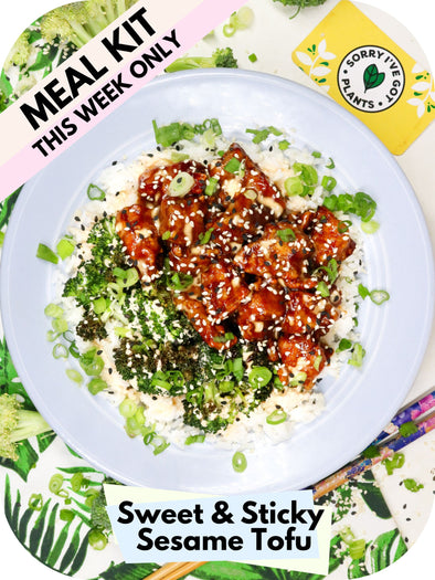 Sweet & Sticky Sesame Tofu