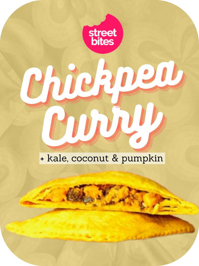 Street Bites - 2 x Curry Chickpeas with Kale, Coconut & Pumpkin (Vegan)