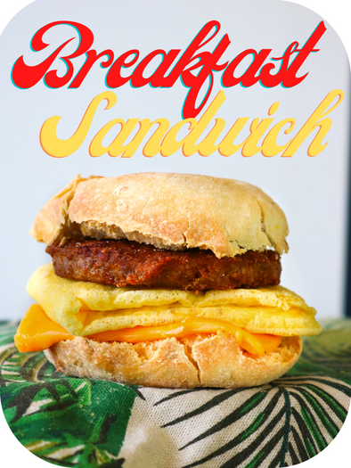 SIGP Breakfast - Sausage Cheese & Egg Breakfast Sandwiches