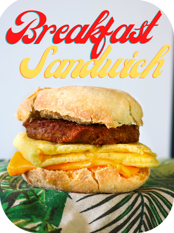 SIGP Breakfast - Sausage Cheese & Egg Breakfast Sandwiches